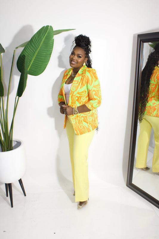 JAYLA ESSENTIAL WORK PANTS||YELLOW